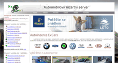 Desktop Screenshot of excars.cz